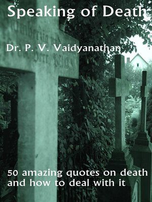 cover image of Speaking of Death